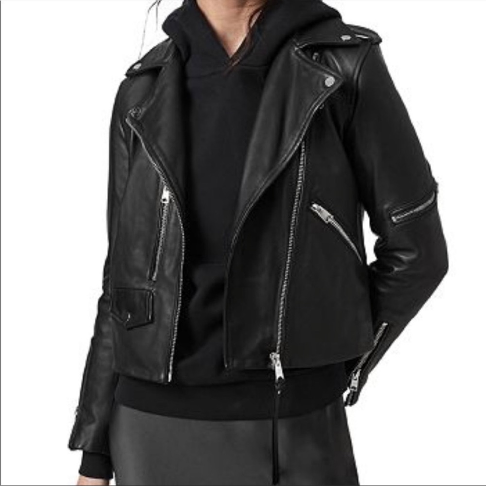 Allsaints Darnley leather jacket